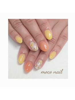 モコネイル(moco nail)/☆ワンカラー2本アート☆