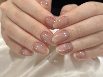 アトリエリン(atelier lin.)の写真/丁寧なカウンセリングで理想の指先へ。シンプルだけど周りに差がつく美しいネイルに仕上げます♪