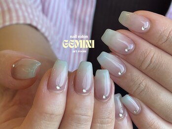 pink and blue gradation