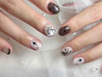 ジョアネイル(JOA Nail)/定額コース/埋め尽くし/ドット