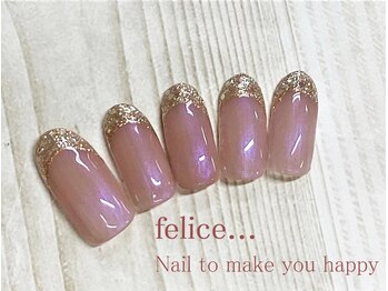 ネイルサロン フェリーチェ(felice)/【定額ネイル】¥7980