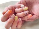 少し個性のある春Nail♪