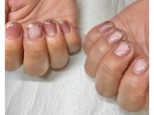 ラヴィネイル(La Vie Nail)/マグネット/爪先ラメ/グラデ