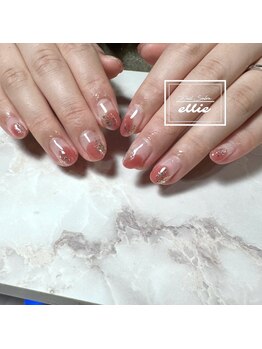 エリー(ellie)/塗りかけネイル