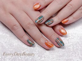 チェックネイル