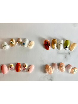 手描きアートが得意なサロン