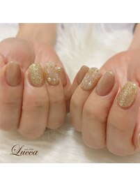 大人クリスマスネイル