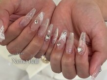 プティ バイ ネネネイル(Petit by Nenenail)/透明感キラネイル