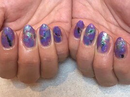 ホイルアートネイル