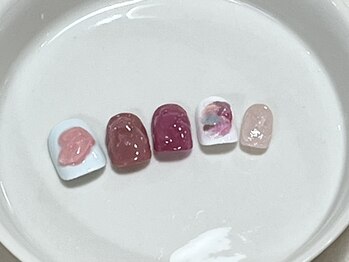 カラ ネイル 中津店(calla nail)/凸凹ニュアンスネイル☆彡