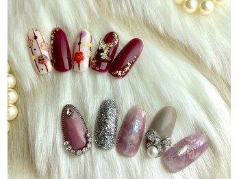 エスフィーネイルサロン ブリーユ(Esfy nailsalon Brille)/12月の定額デザイン