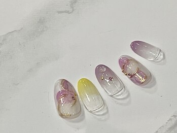 ラグウナ(Laguna)/紫陽花ネイル