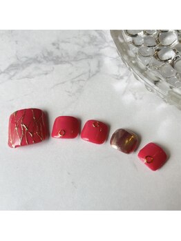 シェール/ミラーアートネイル