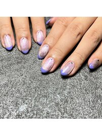フラッシュ＆フレンチネイル