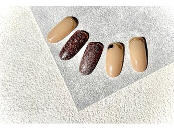 ネイルグラマラス 西新井店/《パラジェル》秋色フラッシュ