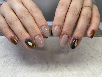 皇ネイル(皇Nail)の写真/【金町駅徒歩1分！】最新トレンド＆季節のデザインが定額で楽しめる♪思わず自慢したくなるような指先に☆