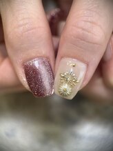 ウルネイルスタジオ(Uru nailstudio)/パーツアート¥7500