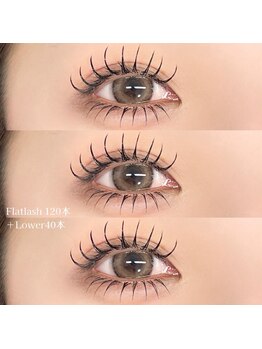 ボンドストーリー 栄店(Bond Story)/【LED】フラットラッシュ120本