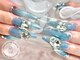 ネイルズガッシュ 蒲田東口店(NAILsGUSH)の写真/【スカルプ】深爪や折れてしまった爪も美しいフォルムで長さだし♪綺麗め/ゴテゴテ/ナチュラルも◎