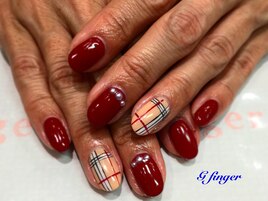 チェックネイル