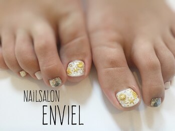 ネイルサロンアンヴェール(ENVIEL)/夏デザイン♪