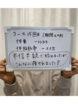 カラット(CARAT)/お客様の嬉しい結果報告♪