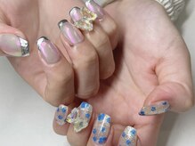 ミナミネイル(MINAMI NAIL)/ミラー×蝶々