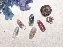 プルメリア(PLUMERIA)/ニュアンスアートサンプル