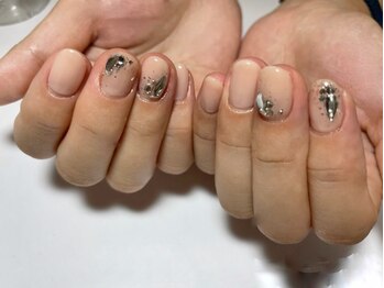 キラネイル アンド アイラッシュ by World Beauty(KIRA)/ベージュネイル