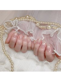 艶々クリアネイル