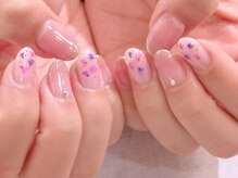 ラルネイル 大宮(Lull. nail)/＊押し花＊グラデーション＊
