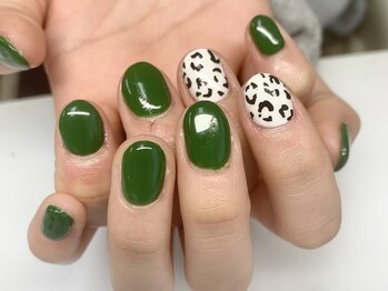 グリーン×レオーパード