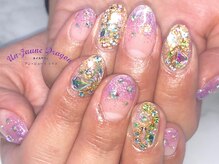 アン ジョーヌドラゴ/【自爪ネイル】パープルネイル