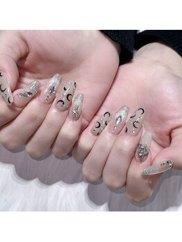 クイーンズビューティーサロン 新宿本店(Queen's beauty salon)/チップ長さだしやりつけ放題