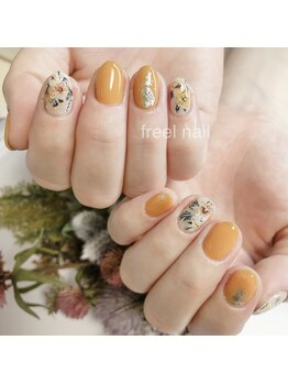 フリールビューティー(freel Beauty)/手描き花