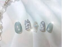 ハッピービューティー(Happy Beauty)/ツイードネイル