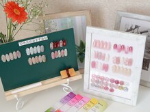 ＜黒板にたくさんのサンプルご用意♪＞理想の指先を叶えます♪