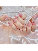 ポポ 渋谷(popo)/フレンチガーリー◎ハートネイル