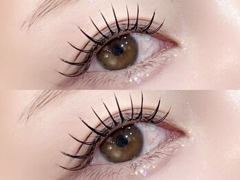 ルチア 博多店(Lucia)の写真/【パリジェンヌ★九州1位】パーソナルラッシュリフト+眉毛WAXセットで愛され目元に♪メイク時短も◎