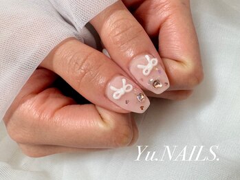 ユーネイルズ 恵比寿(Yu.NAILS.)/韓国リボンネイル