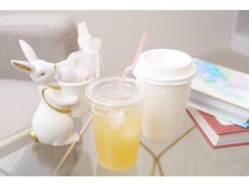 ジェムの森/施術後のドリンクサービス