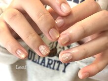 リーフ(Leaf)/秋ネイル　