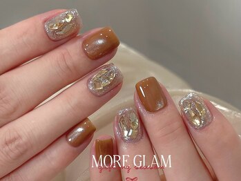 モアグラム 大宮東口店(More Glam)/ワンカラー　ネイル