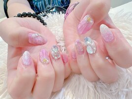 ＃夏ネイル＃シェルネイル