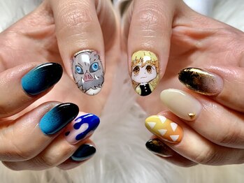 鬼滅ネイル