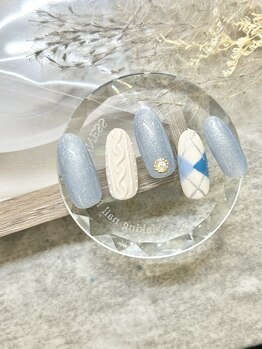 ルミライズ(Lumirise)/ニットアーガイルネイル