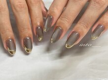 ネイルサロン イントゥ(into_)/ぷるマグ　ミラー　グレー