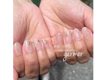 ジェルメ(germer)/ヌーディーなグレーにきらめき♪