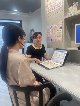 エターナルビューティー 各務原店(ETERNAL Beauty)の写真/当店では初めての方に無料カウンセリングを実施しております！！お客様の疑問や不安を軽減させて頂きます♪