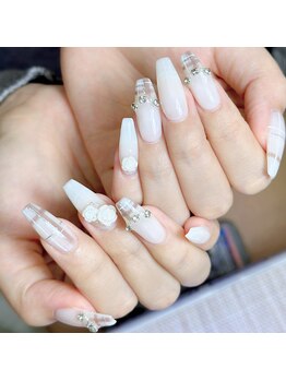 クイーンズビューティーサロン 新宿本店(Queen's beauty salon)/チップ長さ出し10本やり放題